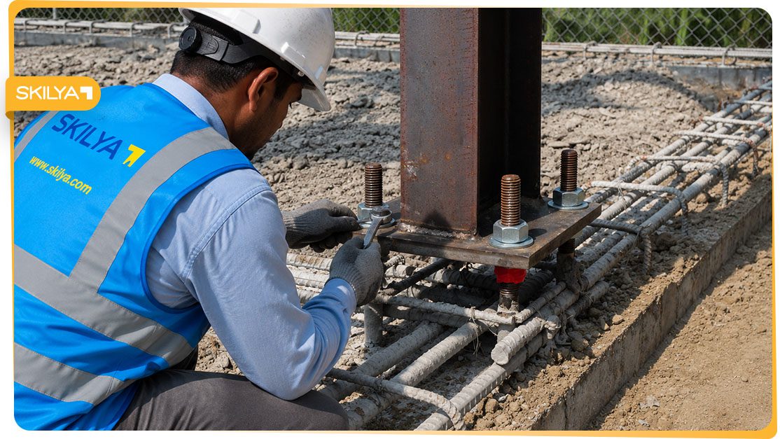 Anchor Bolt Installation for Steel Structures and Industrial Equipment